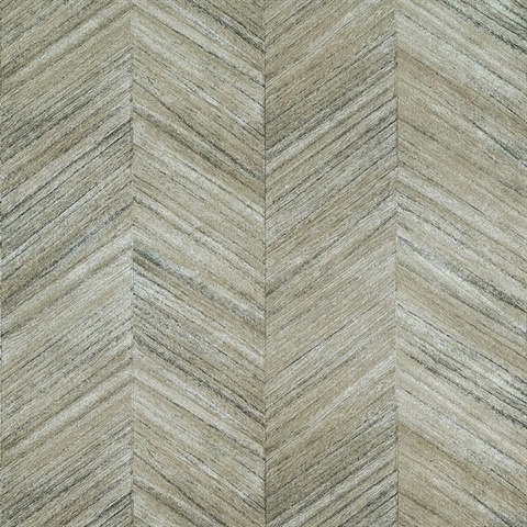 Vinyl Against The Grain Wood Chevron Grey Zebra