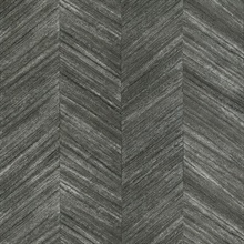 Vinyl Against The Grain Wood Chevron Steel Hickory