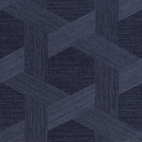 Vinyl Woven Sisal Poised Navy