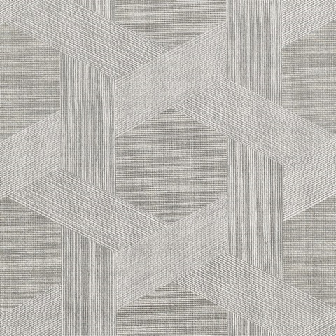 Vinyl Woven Sisal Silver Mythos