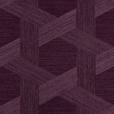 Vinyl Woven Sisal Violet Aster