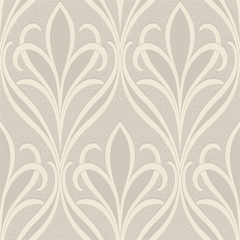 Vivian Dove Nouveau Damask