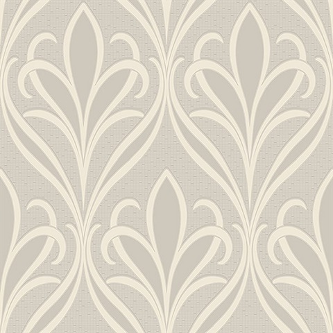 Vivian Dove Nouveau Damask