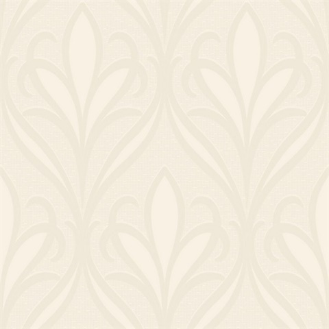 Vivian Off-White Nouveau Damask