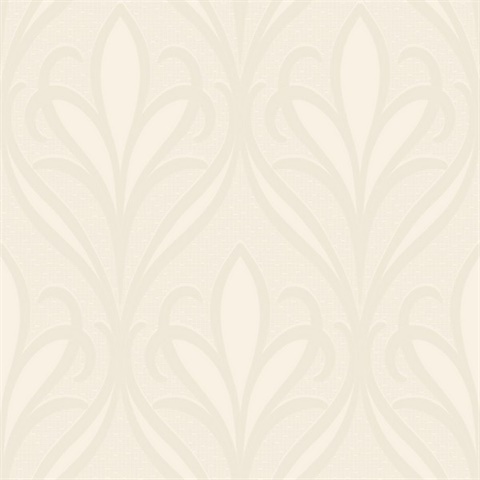 Vivian Off-White Nouveau Damask