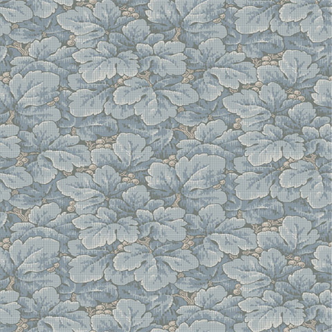 Waldemar Light Blue Foliage Wallpaper