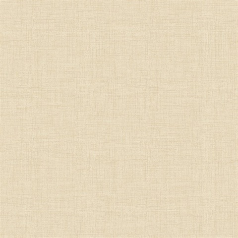 Wallis Beige Faux Linen Textured Wallpaper