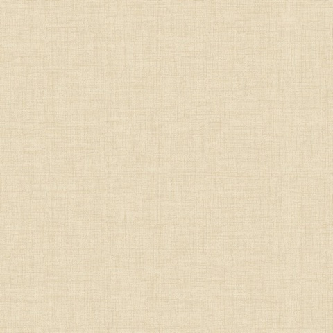 Wallis Beige Faux Linen Textured Wallpaper