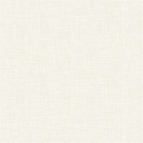 Wallis Off-White Faux Linen Textured Wallpaper