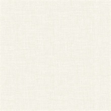 Wallis Off-White Faux Linen Textured Wallpaper