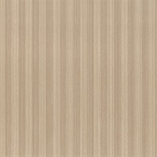 Walter Brown Stripe Texture Wallpaper