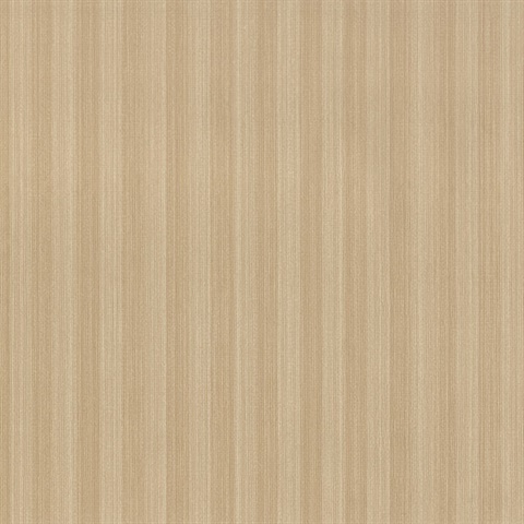 Walter Light Brown Stripe Texture Wallpaper