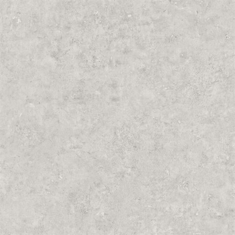 Warm Grey Faux Concrete Stone Wallpaper