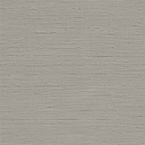 Warm Grey Faux Grasscloth Wallpaper