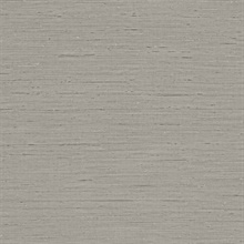 Warm Grey Faux Grasscloth Wallpaper