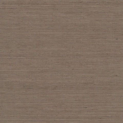 Maguey Natural Sisal Grasscloth Warm Grey Wallpaper