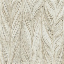 Warm Neutral Ebru Marble Wallpaper