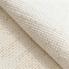Warp & Weft Paperweave Cream Natural Handwoven Paper Weave Wallpaper