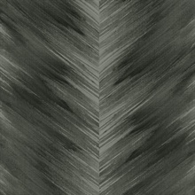 Washed Chevron Chevron Charcoal Peel and Stick Wallpaper