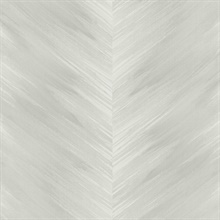 Washed Chevron Chevron Daydream Grey Peel and Stick Wallpaper