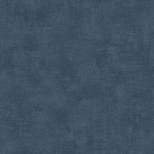 Washed Linen Texture Deep Bue Navy Blue Wallpaper