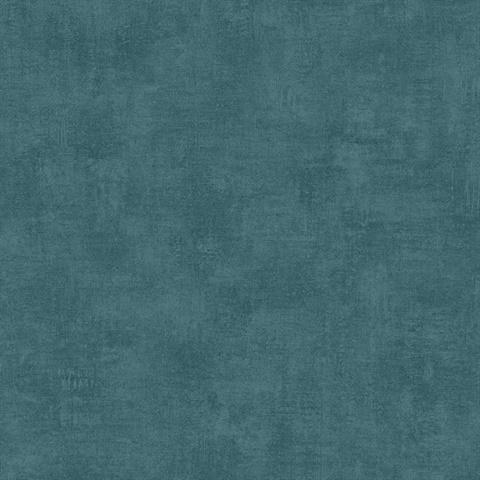 Washed Linen Texture Duck Green Wallpaper