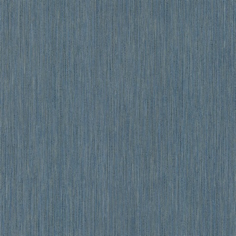 Washed Ramie Cobalt Wallpaper