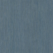 Washed Ramie Cobalt Wallpaper