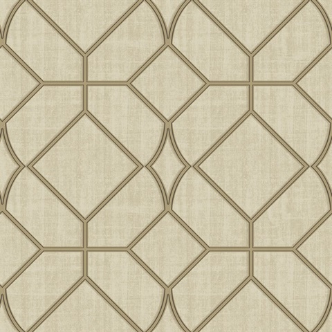 Washington Square Beige Trellis