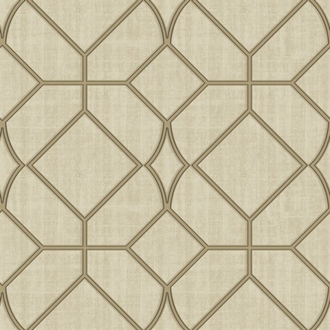 Washington Square Beige Trellis