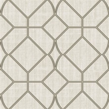 Washington Square Taupe Trellis