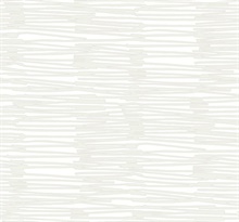 Water Reed Thatch Ivory & Glint Textured Stripes Wallpaper