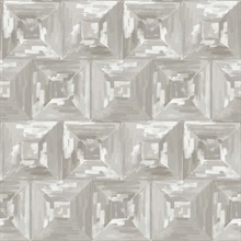 Watercolor Blocks Grey and Beige Wallpaper