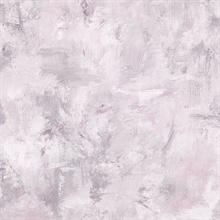 Watercolor Brush Strokes Pink & Grey Wallpaper