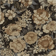 Watercolor Floral Garden Floral Neutral & Wrought Iron Peel and Stick 