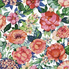 Watercolor Floral Garden Floral Spring Blossom Peel and Stick Wallpape