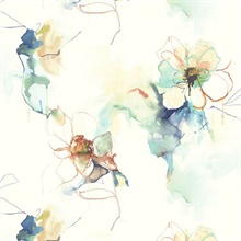 Watercolor Floral Wallpaper