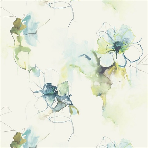 Watercolor Floral Wallpaper