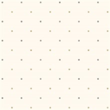 Watercolor Mini Square Spots Brown, Grey & Black Wallpaper