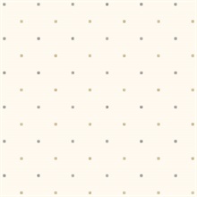 Watercolor Mini Square Spots Brown, Grey & Black Wallpaper