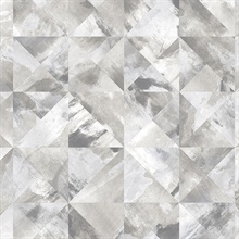 Watercolor Prisms Black & Grey Wallpaper