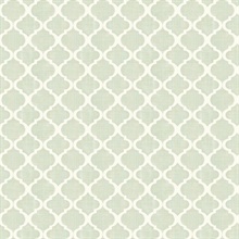 Watercolor Sage Quatrefoil