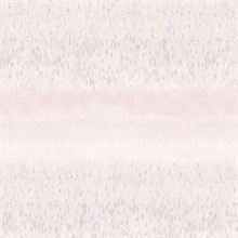 Watercolor Splatter Horizontal Stripes Pink &amp; Grey Wallpaper