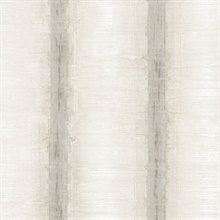 Watercolor Stripes Beige & Grey Wallpaper