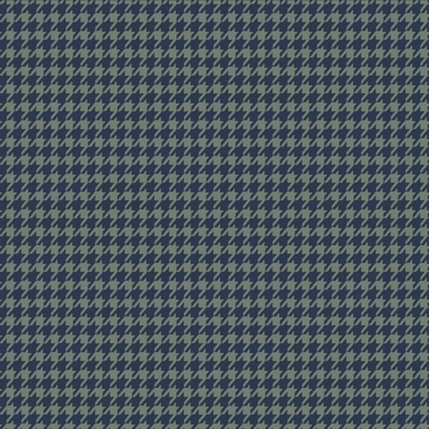 Watson Sea Green Houndstooth Wallpaper