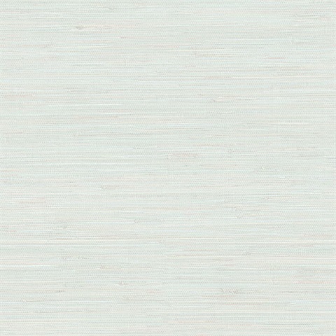 Waverly Aqua Faux Grasscloth Wallpaper