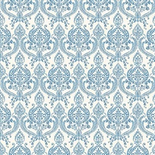 Waverly Indigo Petite Damask