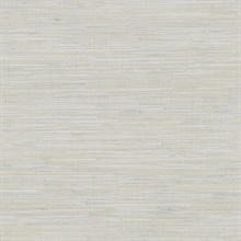 Waverly Light Grey Faux Grasscloth Wallpaper