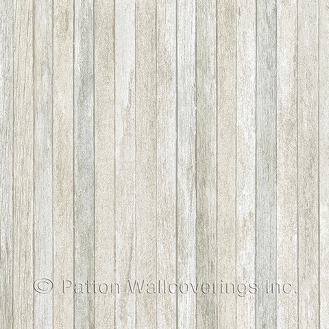 Weathered Beadboard Robbins Egg Textured Wallpaper