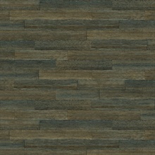 Weathered Brown Textured Weathered Planks Wallpaper